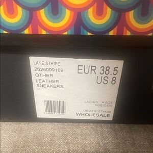 Kurt Geiger Lane Stripe Leather Sneakers